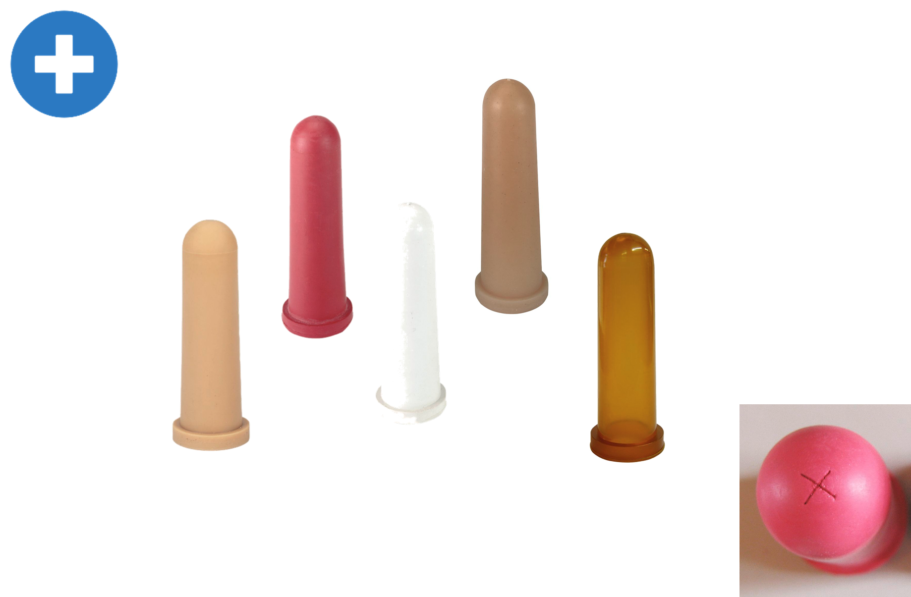 Kalverspenen (kruisperforatie) - Tétines pour veaux (pperforation en croix) - Calf teats (X-pierced) - Kälbersaugern (Kreuzlochung)