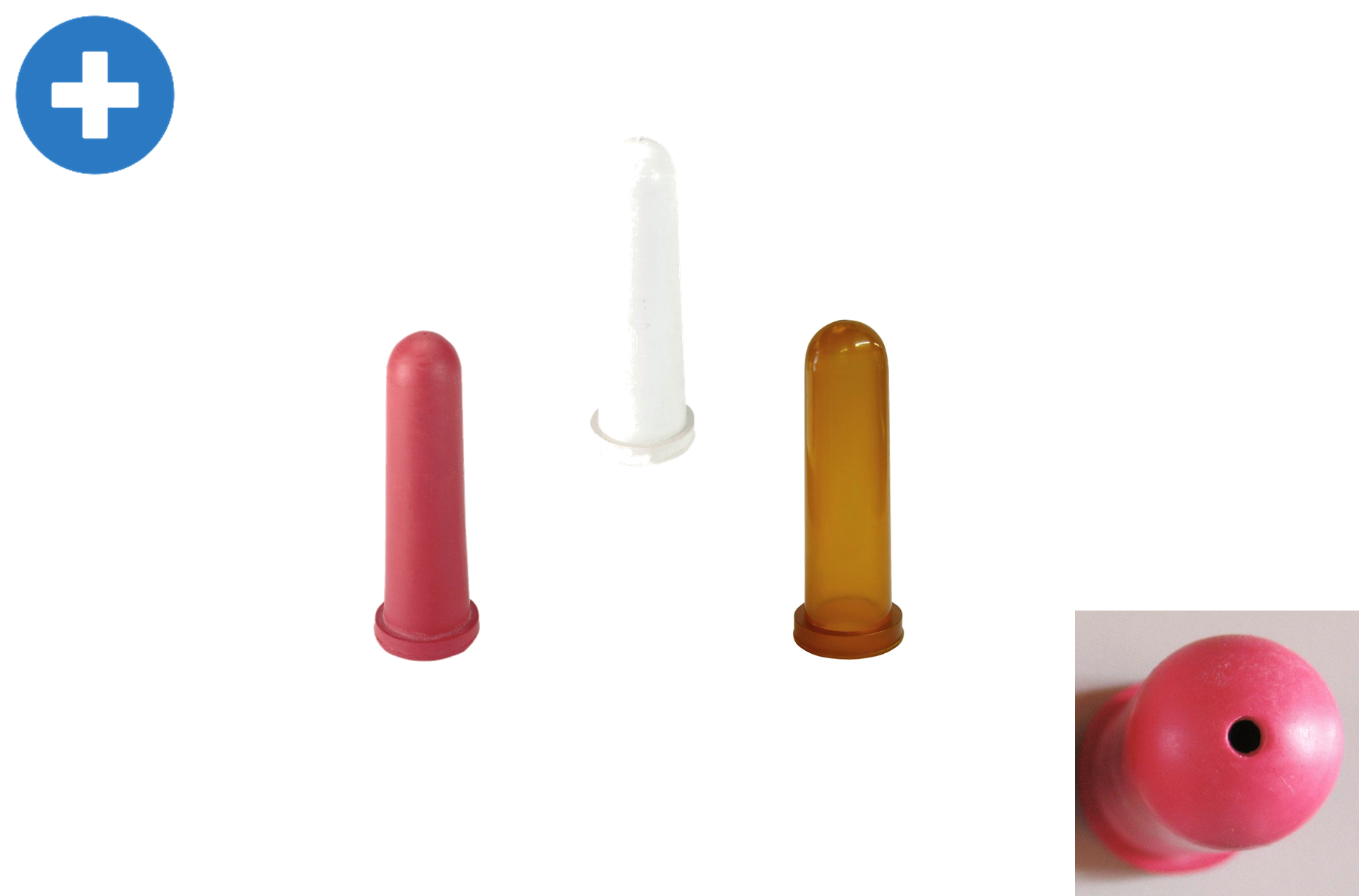 Kalverspenen (ronde perforatie) - Tétines pour veaux (perforation ronde) - Calf teats (round perforation) - Kälbersaugern (runder Lochung)