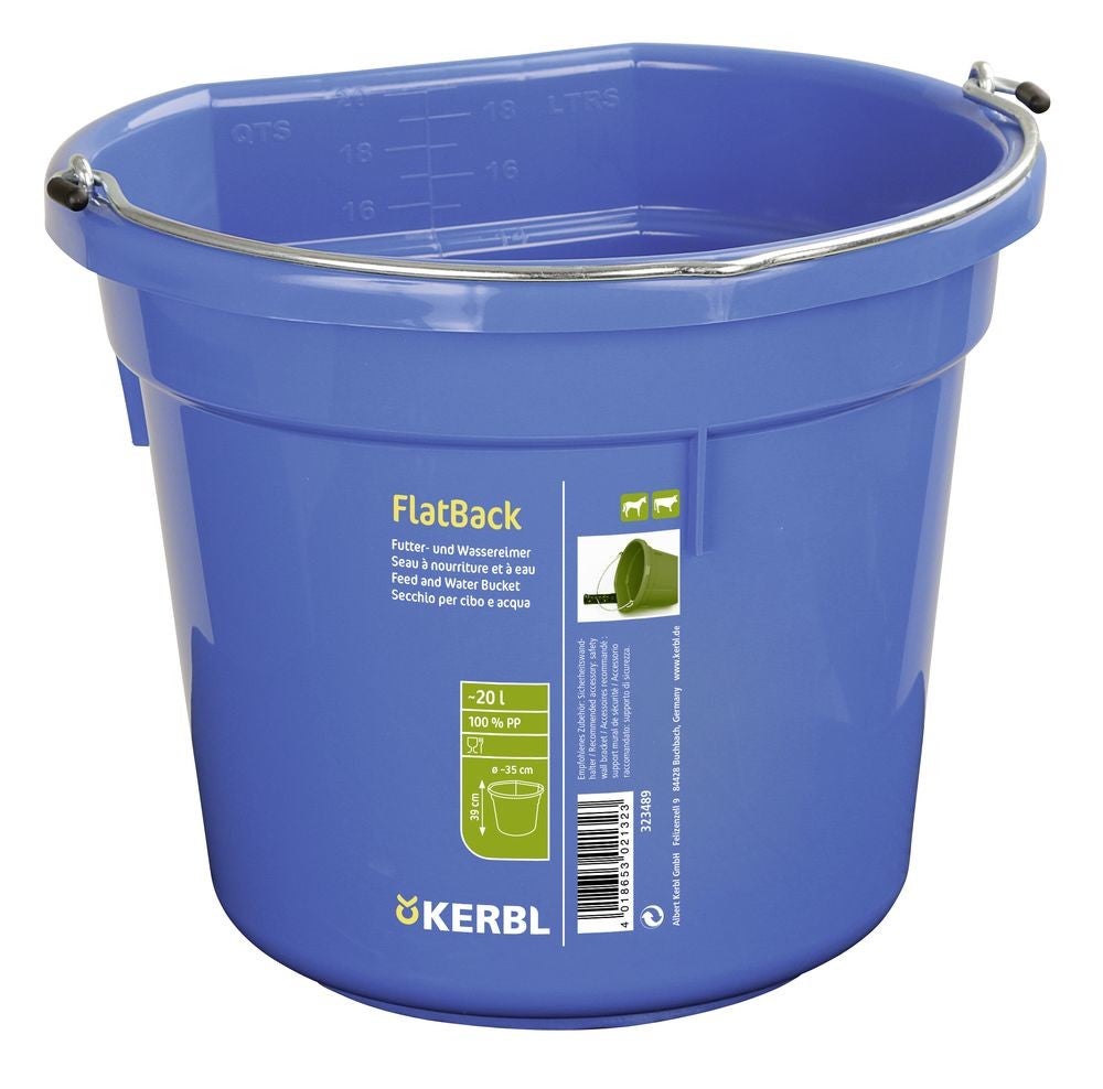 Voeder- en wateremmer - Seau de nourriture et d'eau - Feed and water bucket - Futter- und Wassereimer FlatBack