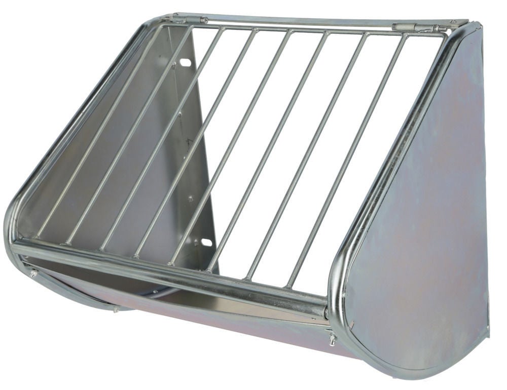 Voerbesparingsruif, metaal - Râtelier en métal - Feed storage rack metal - Futtersparraufe metall