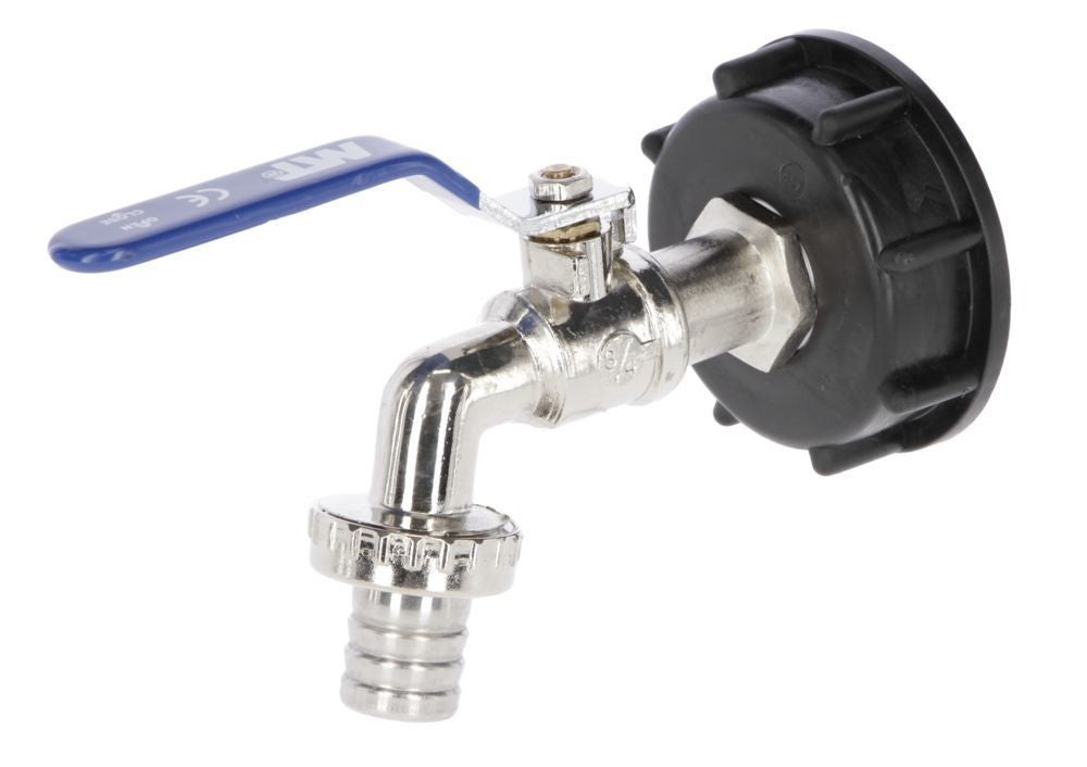 Aansluitkraan voor IBC-container - Robinet de raccordement pour conteneur IBC - Connecting tap for IBC container - Anschlusshahn für IBC-container