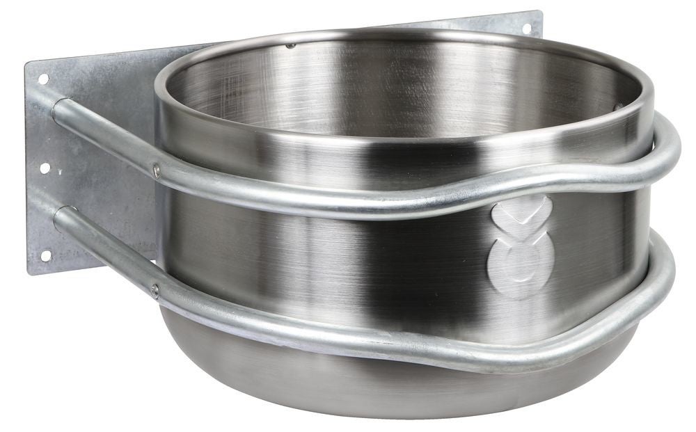 RVS-voedertrog rond - Mangeoire ronde en acier inoxydable - Feeding trough stainless steel, round - Edelstahl-futtertrog rund