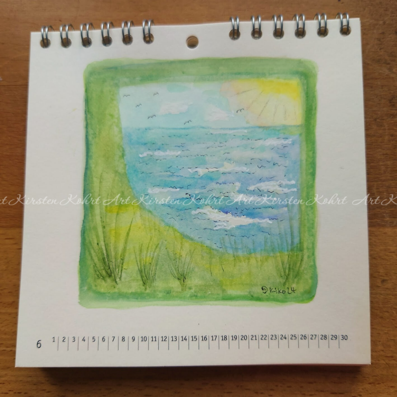 Art Kirsten Kohrt Unikat Wandkalender 