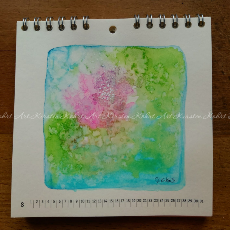 Wandkalender Geschenkidee Art KIrsten Kohrt Priginal KUnstwerke 