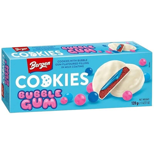 Bergen Cookies Bubble Gum Flavour 128gramm