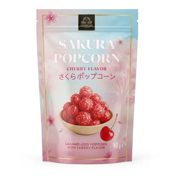 SAKURA POPCORN CHERRY FLAVOR 90g