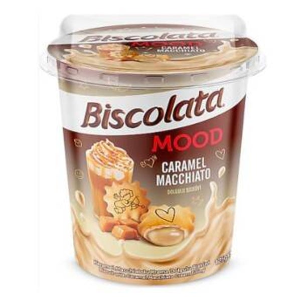 Biscolata-Kekse mit Karamell-Macchiato - Füllung Dose 100g