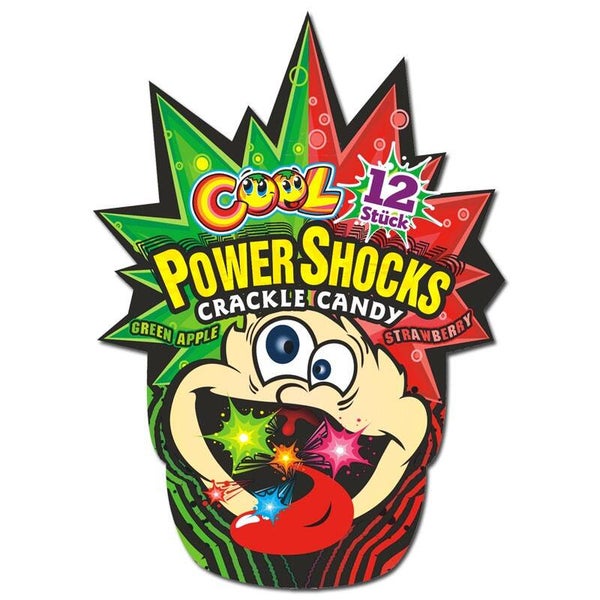 COOL 12 STÜCK POWER SHOCKS CRACKLE CANDY 18G