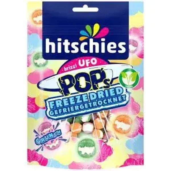 Hitschies brizzl UFO Pops FREEZE DRIED GEFRIERGETROCKNET