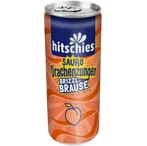 hitschies saure drachenzungen brizzl brause Pfirsich