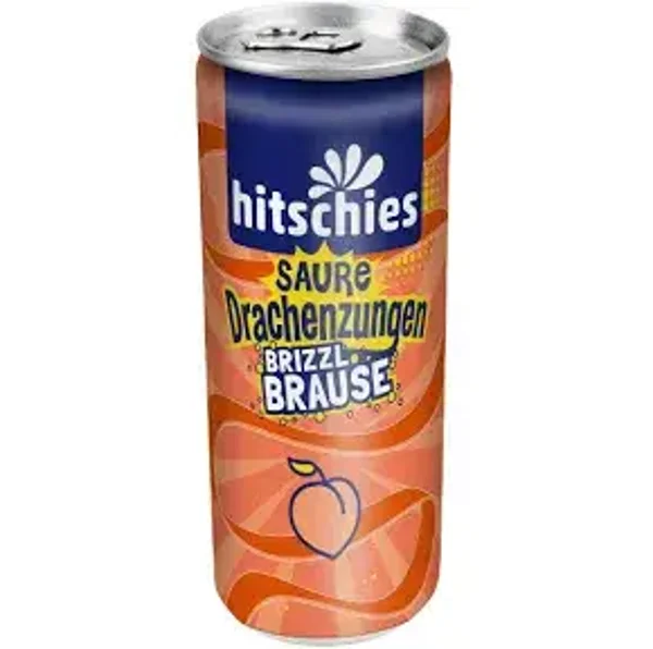 hitschies saure drachenzungen brizzl brause Pfirsich
