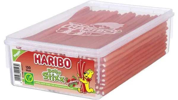 Haribo Fruchtgummi Balla Stixx Erdbeere Veggie