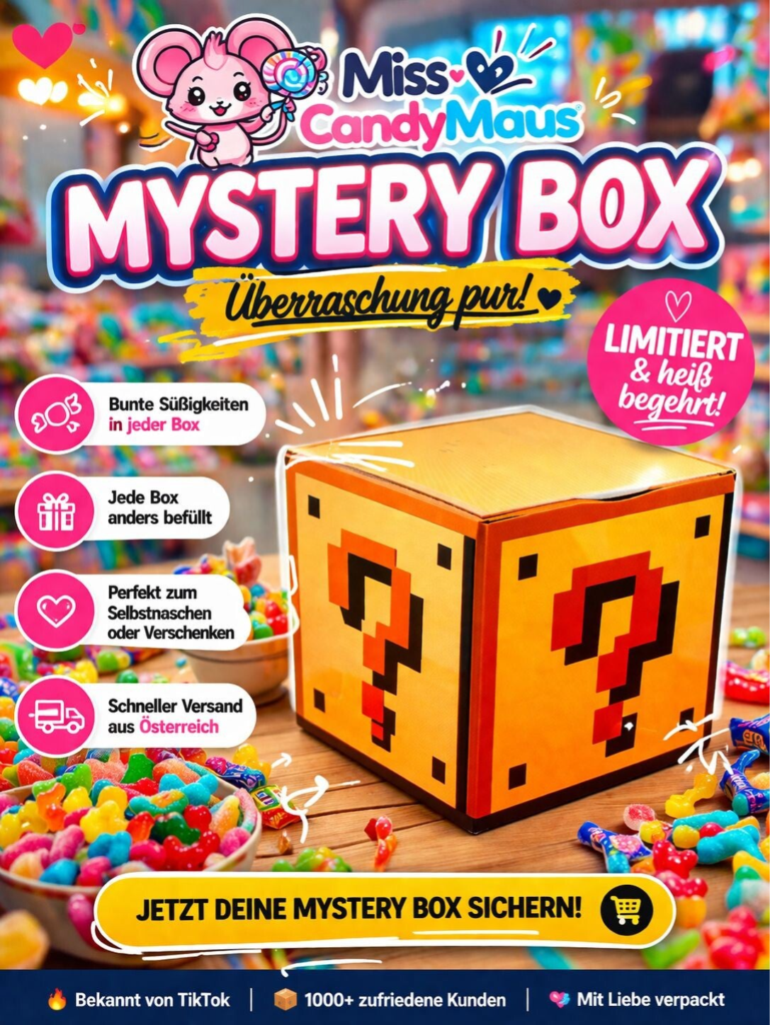 🍬 Miss Candy Maus Mystery Box – Überraschung pur!