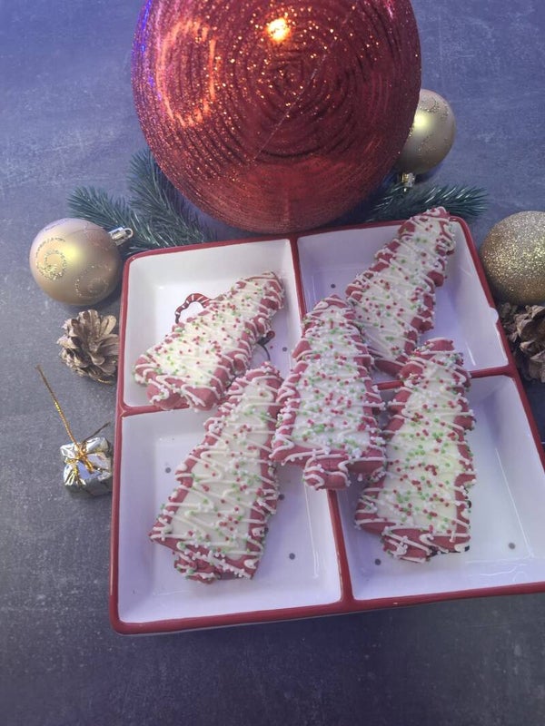 Red Velvet Weihnachtskeks 1 Stück