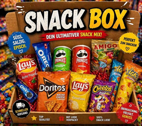 🔥 Snack Box – Dein ultimativer Snack Mix | Süß, Salzig & Episch 🍿🍫