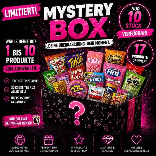 🚨 Mystery Box – Nur 10 verfügbar! | 17 Überraschungen 🎁🔥