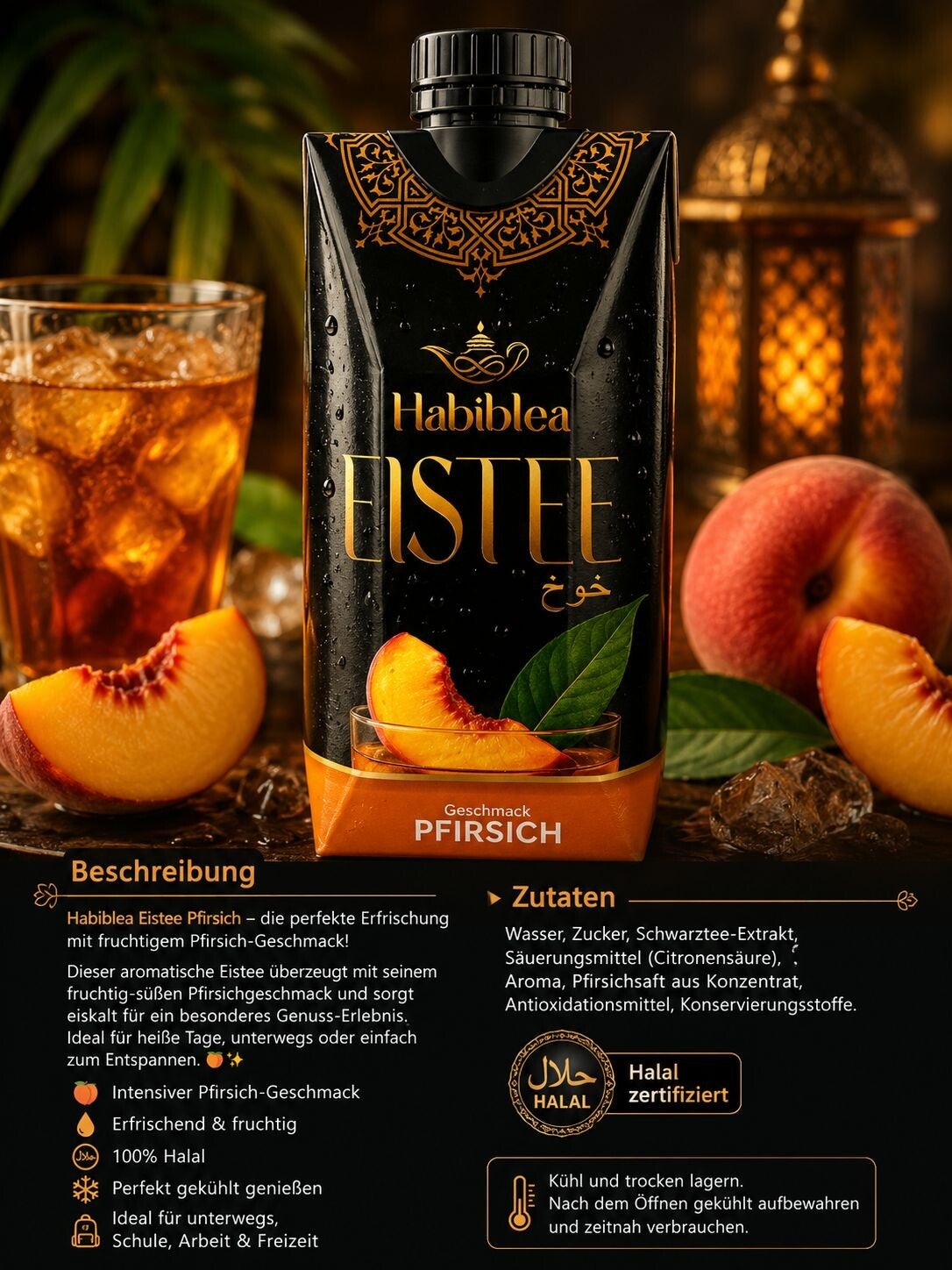 🥛 Habiblea Eistee Pfirsich