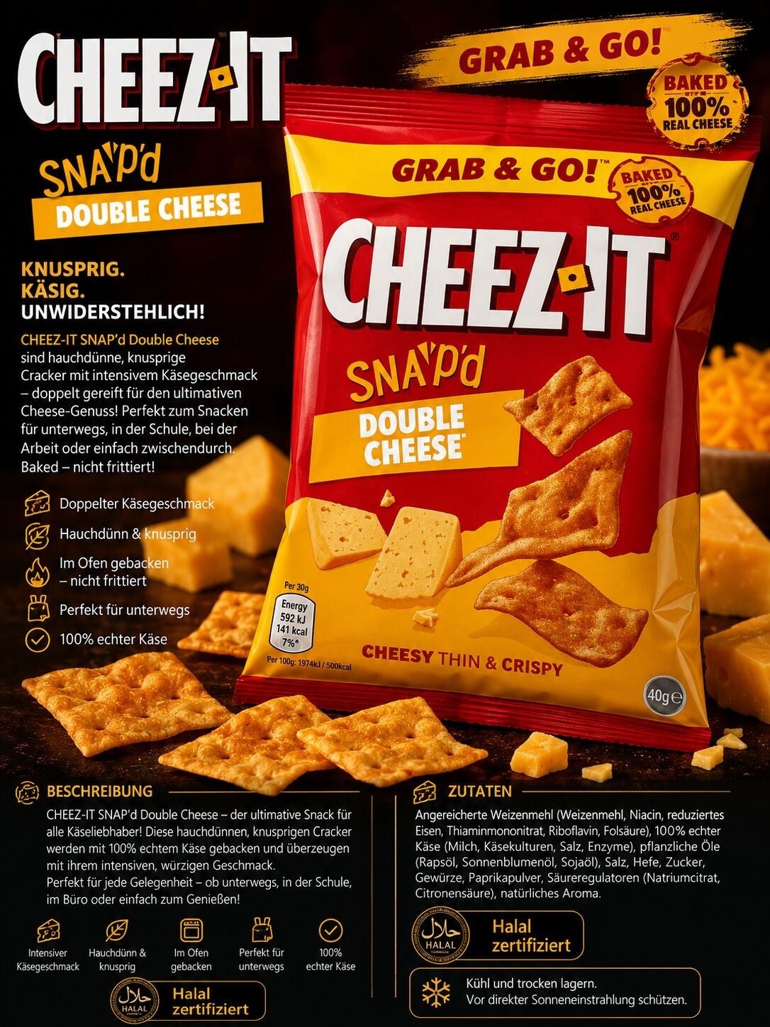 🧀 CHEEZ-IT SNAP’d Double Cheese