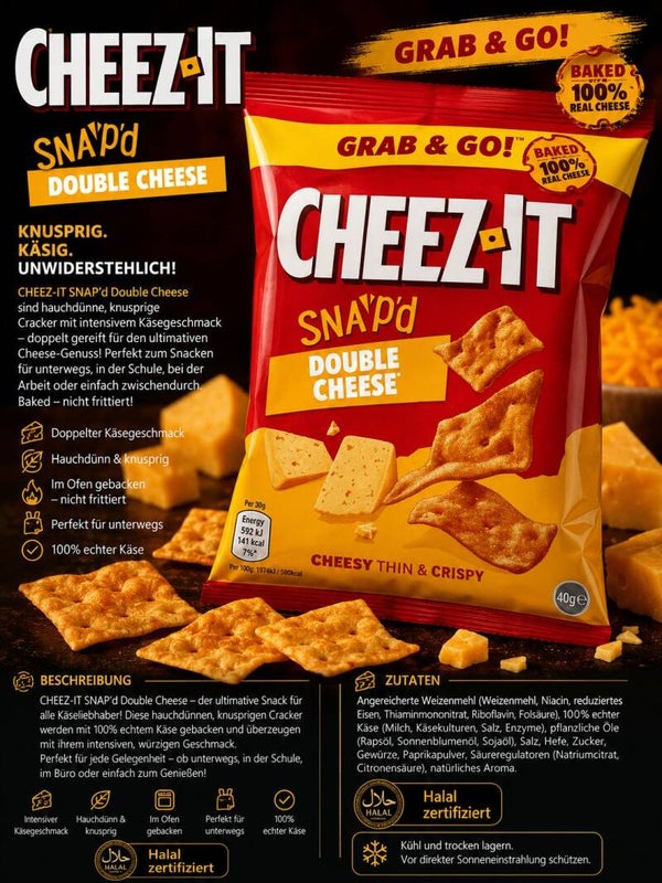 🧀 CHEEZ-IT SNAP’d Double Cheese