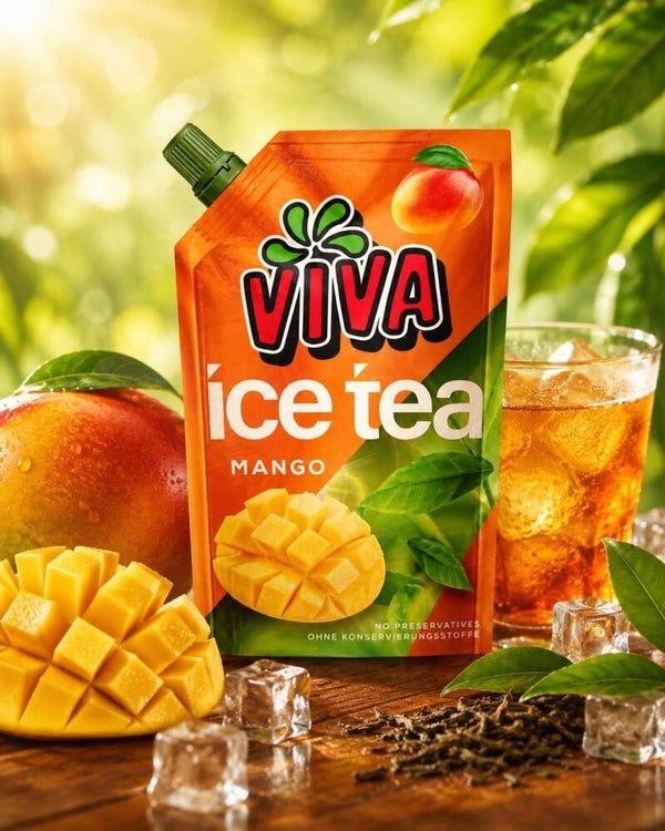 VIVA Ice Tea Mango Der Geschmack des Sommers in jedem Schluck ☀️🥭