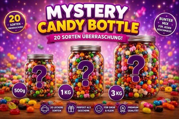 🔥 Mystery Candy Bottle  – 20 Sorten Überraschung