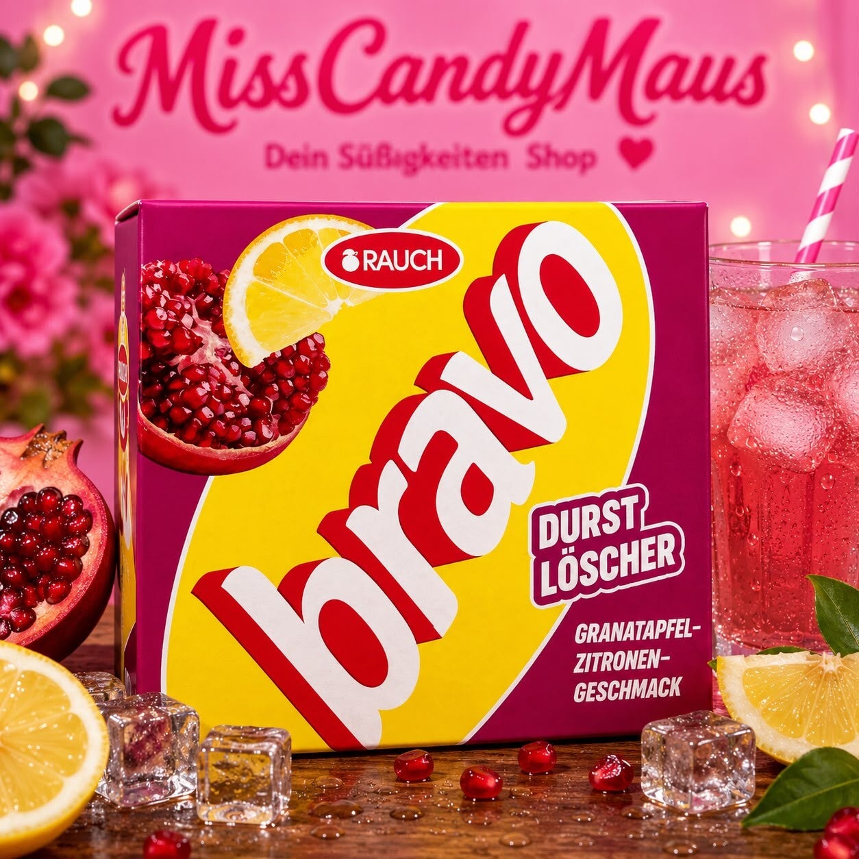 Bravo GRANATAPFEL ZITRONE GESCHMACK 500ML