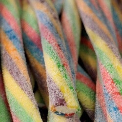 Saure Rainbow Fruchtgummi Stangen