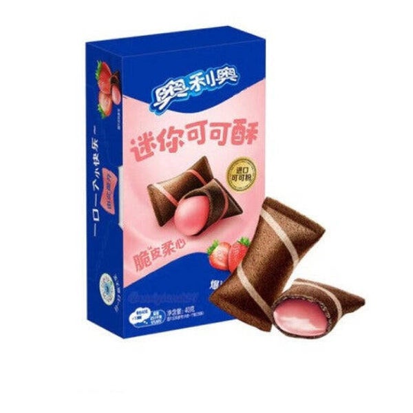 Oreo Mini Strawberry Crispy 40g