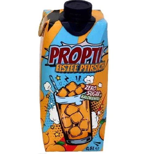 PROPTI EISTEE PFIRSICH ZUCKERFREI VEGAN 0,5L