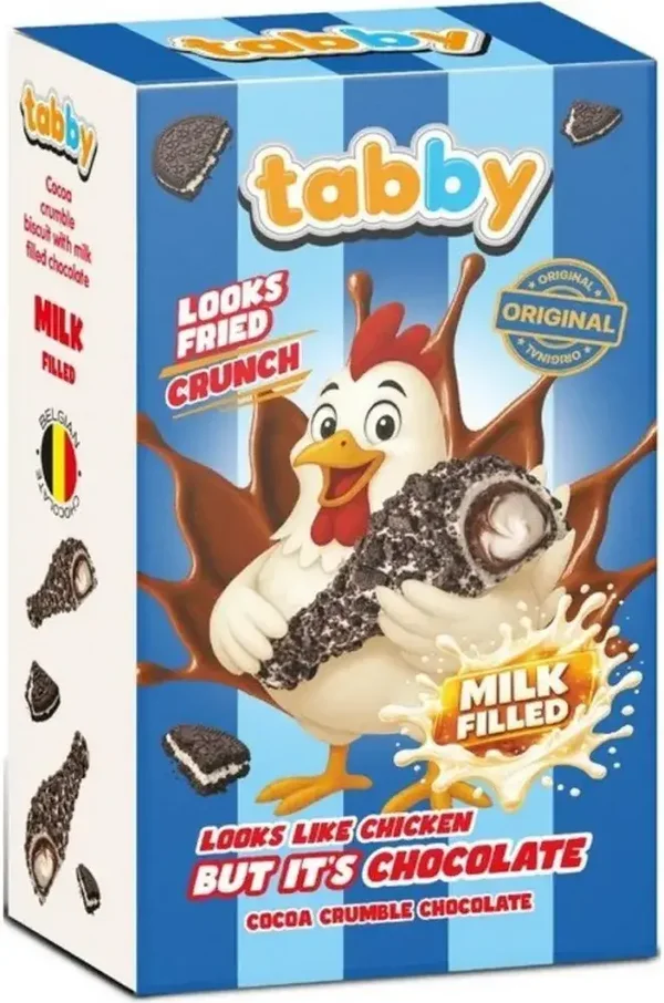 Tabby Chicken Wings Schokolade - Cookies Edition 48g