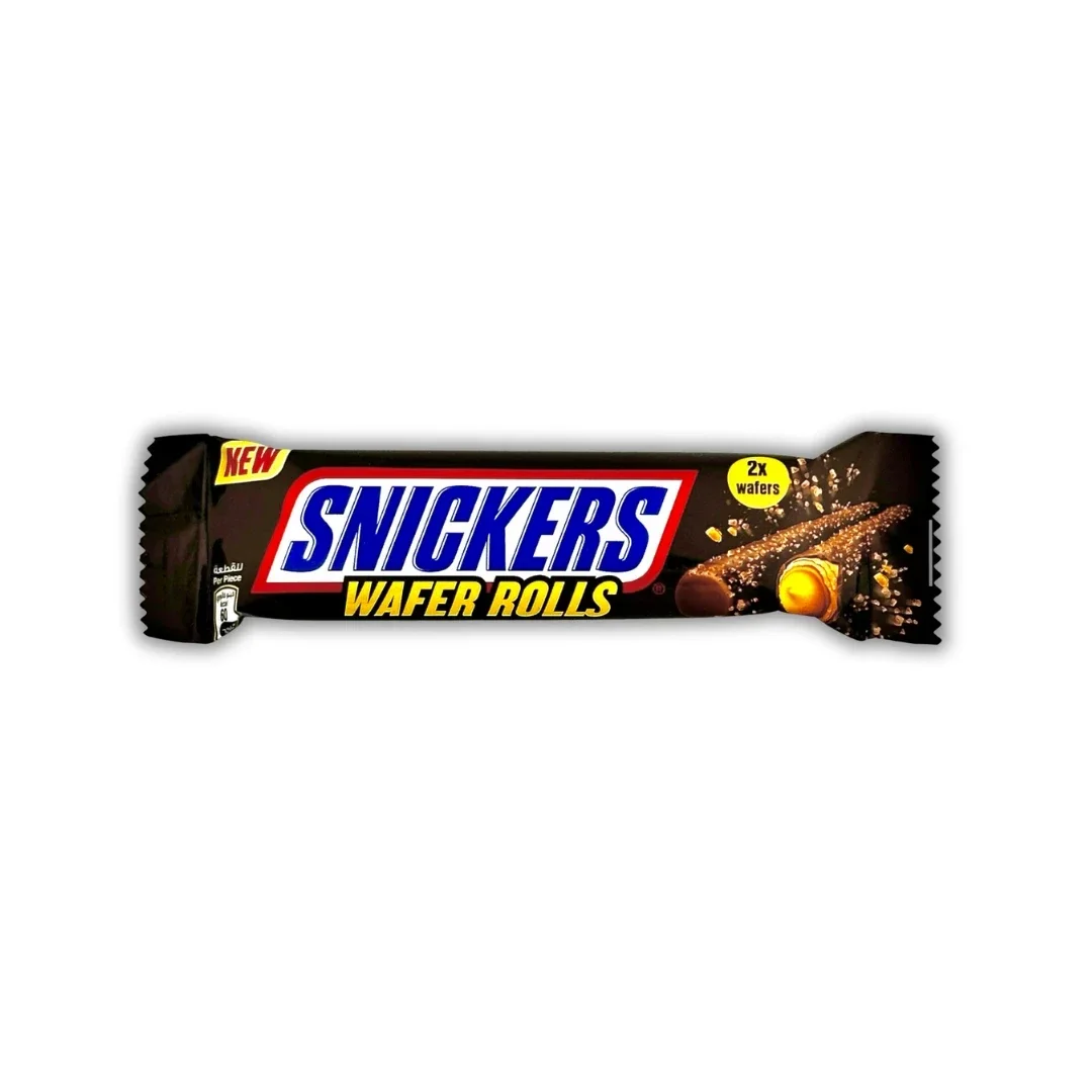 SNICKER WAFER ROLLS 24G