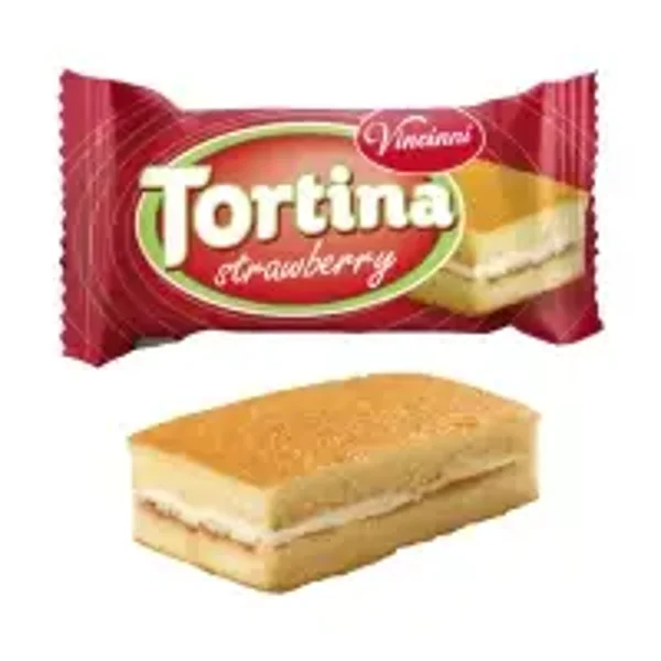 Tortina Minikuchen Erdbeercremefüllung 25g