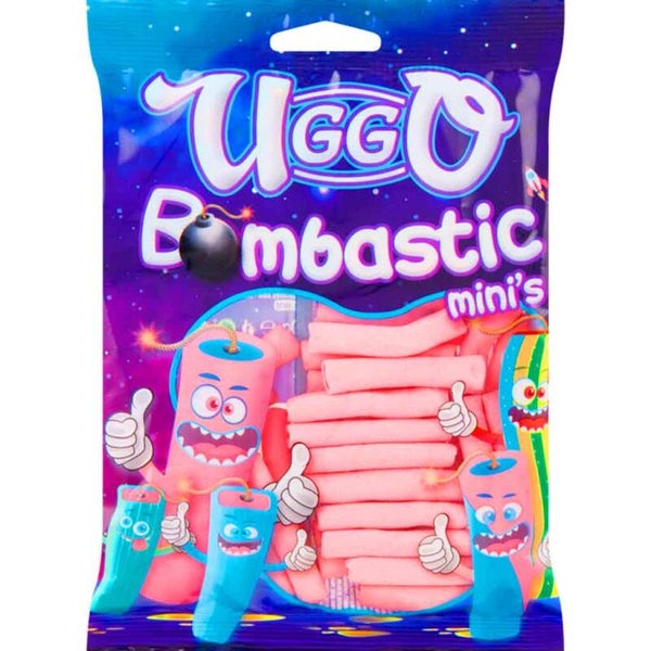 Uggo Bombastic Mini Fruchtgummis Bubble Gum 100g