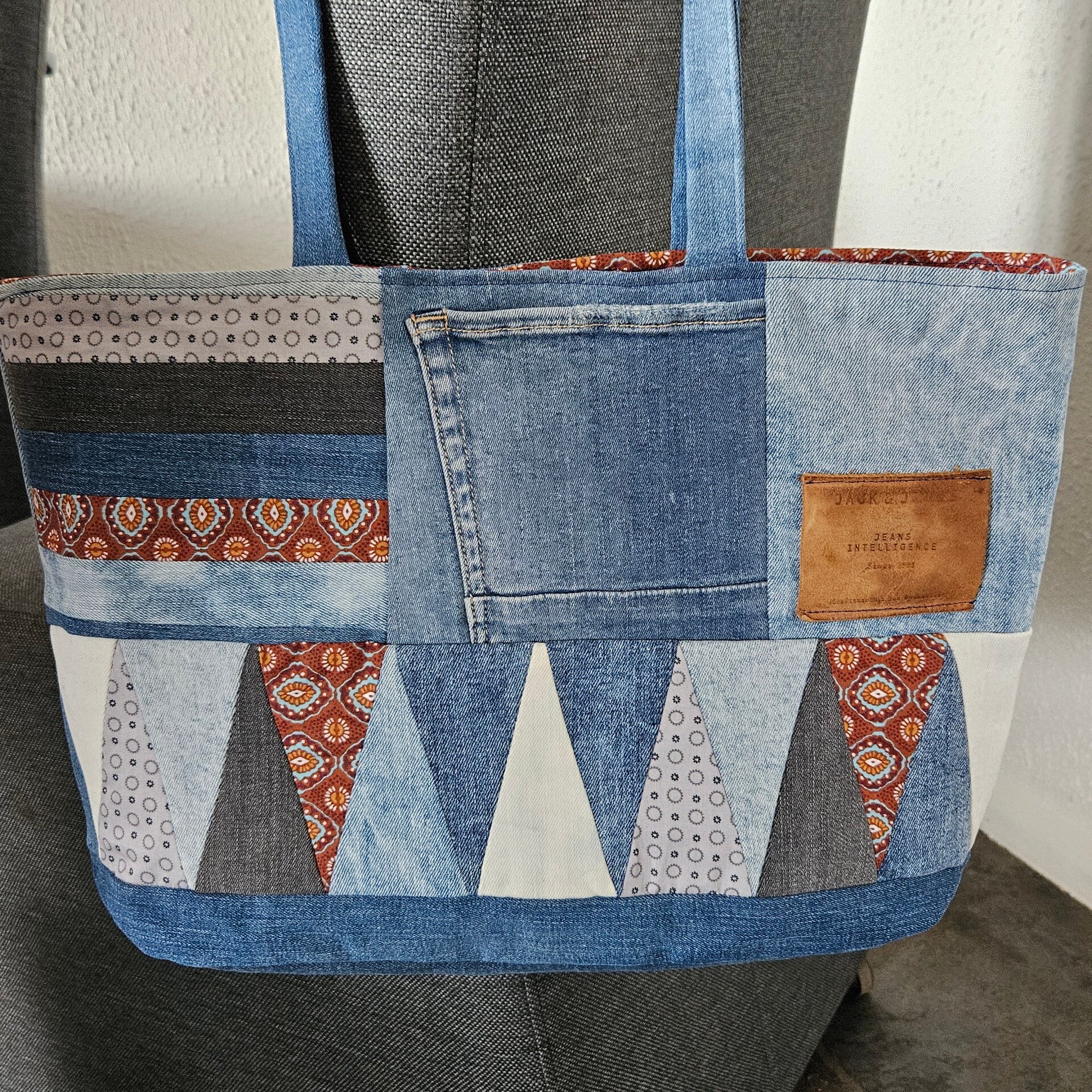 Spijkerstoftas triangel Jack and Jones