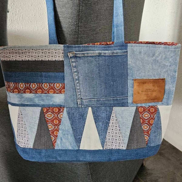 Spijkerstoftas triangel Jack and Jones