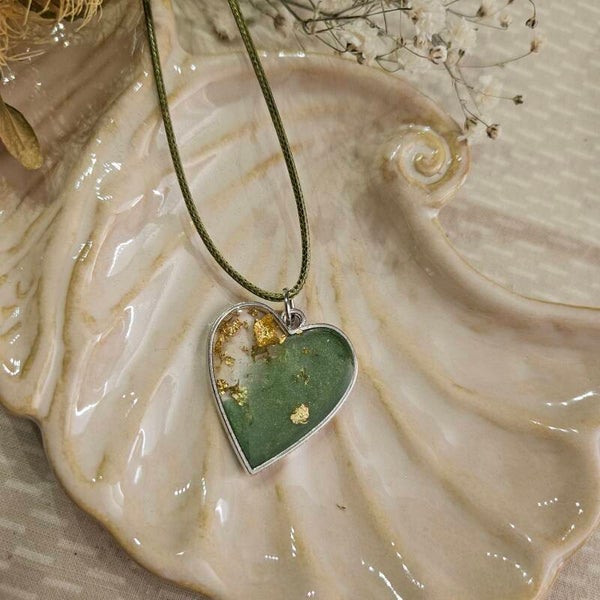 Ketting met hanger green