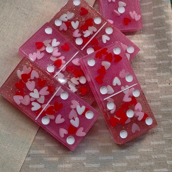 Verschillende Domino spel van Epoxy