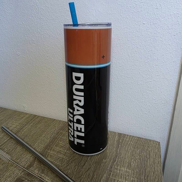 Tumbler Duracel rvs bedrukt