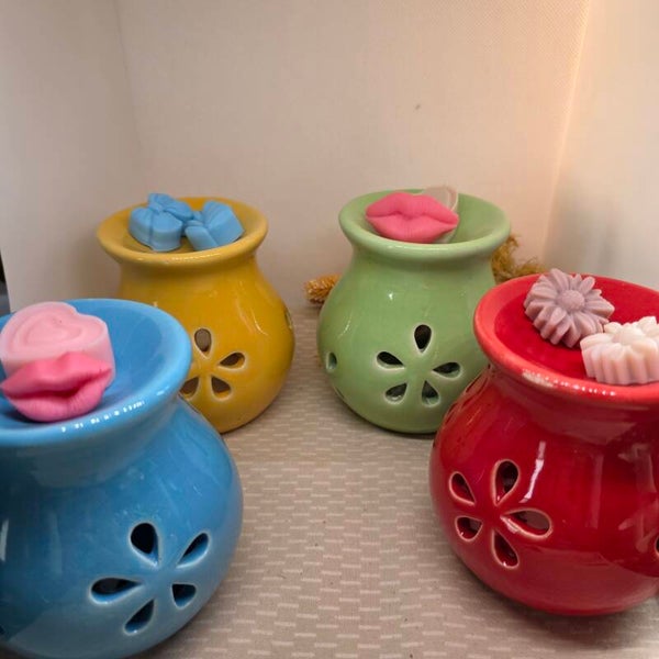 10 cm hoog Verschillende Waxmelt potjes