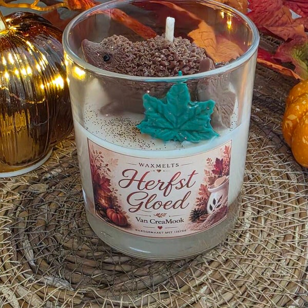 Herfst Gloed kaars egel