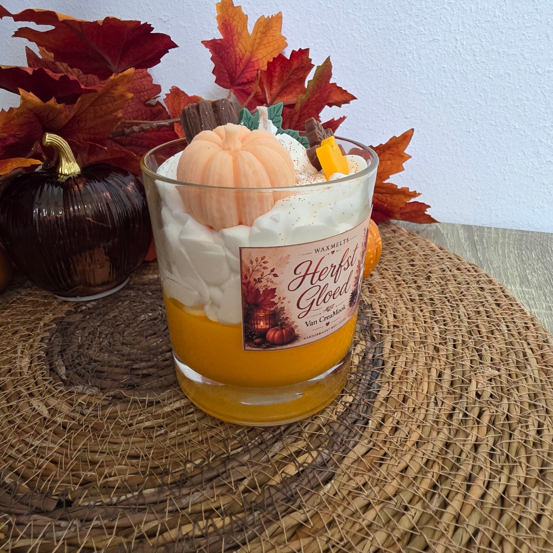2. Herfst Gloed slagroom kaars