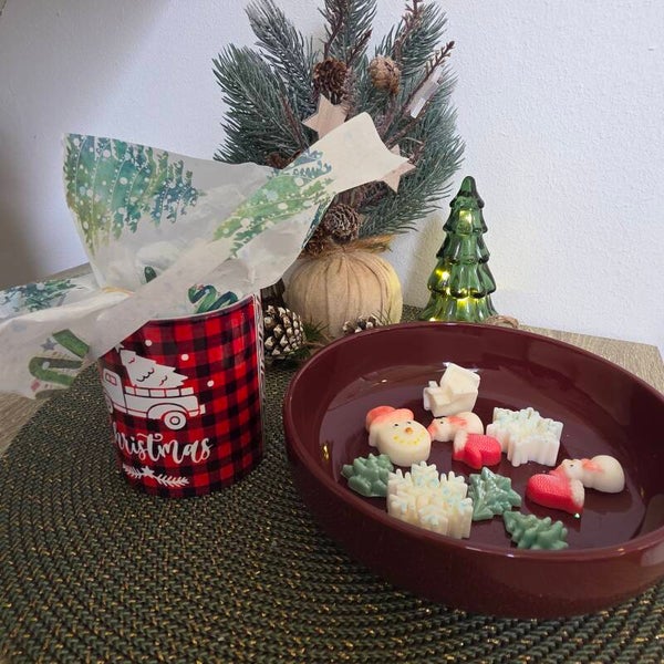 Kerst Mok met 50 gram waxmelts Dennenboom