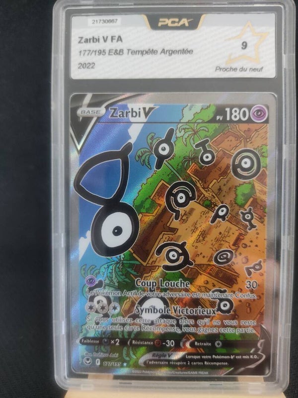 CARTE GRADÉE Zarbi V Tempête Argenté