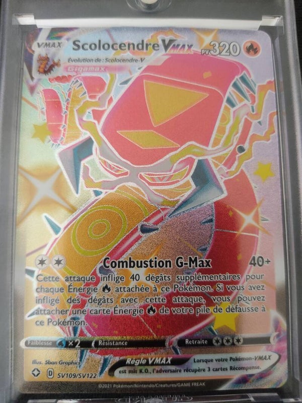 CARTE POKÉMON Scolocendre Vmax