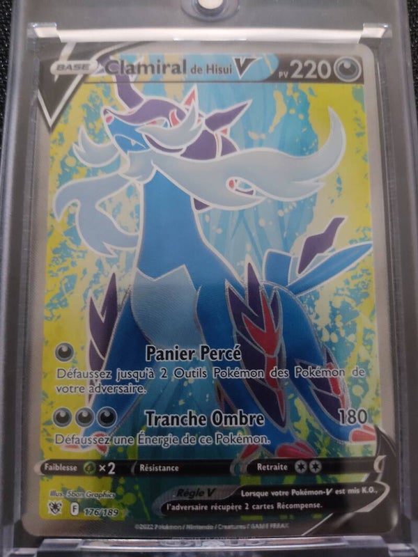 CARTE POKEMON Clamiral de Hisui V
