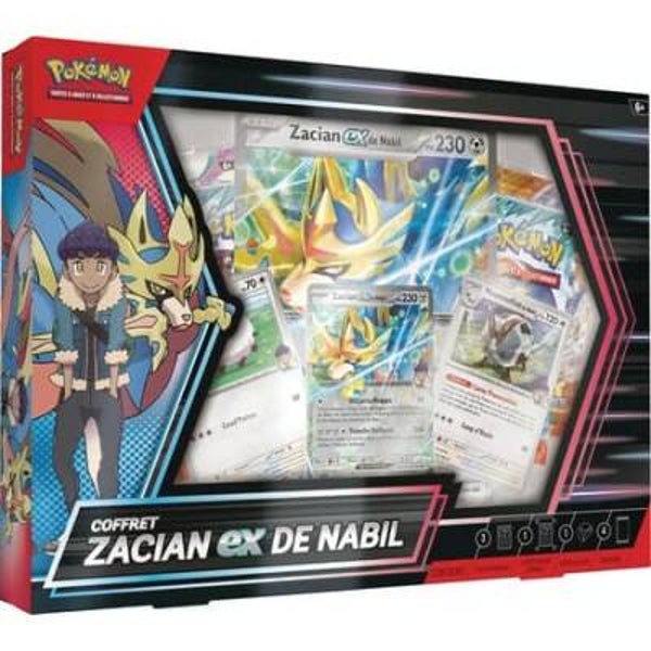 POKEMON - Box Zacian-ex de Nabil (4 Boosters) - 2025/03 - FR