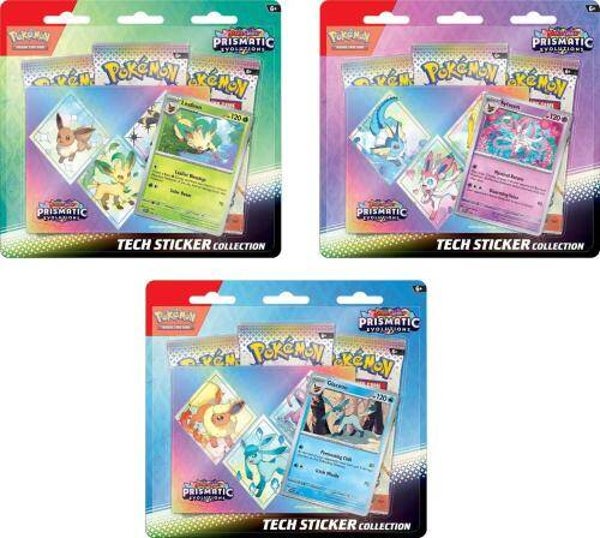 POKEMON -EV 8.5 Evolutions Prismatiques Tech Sticker Box (3 Visuel)-FR