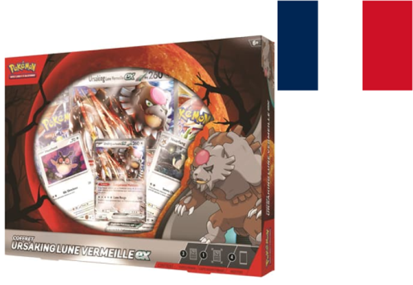 POKEMON - Coffret EX URSAKING Lune Vermeille (4 Boosters)