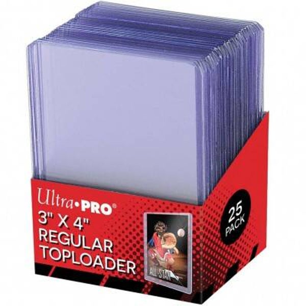 Sleeves Renforcées Ultra Pro - Toploader x25 - 3x4" Clear Regular
