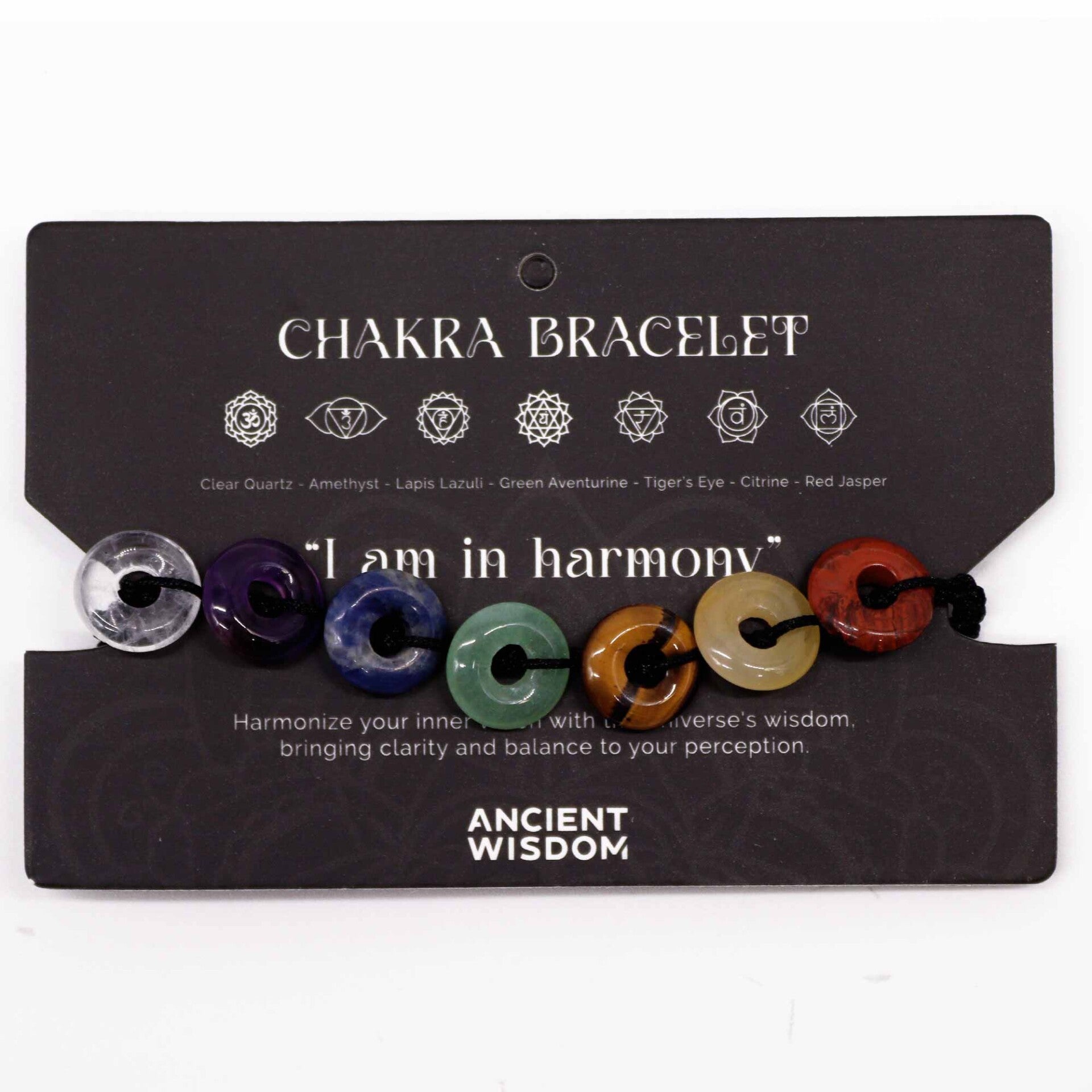 Chakra Touw Armband – Mini Donuts
